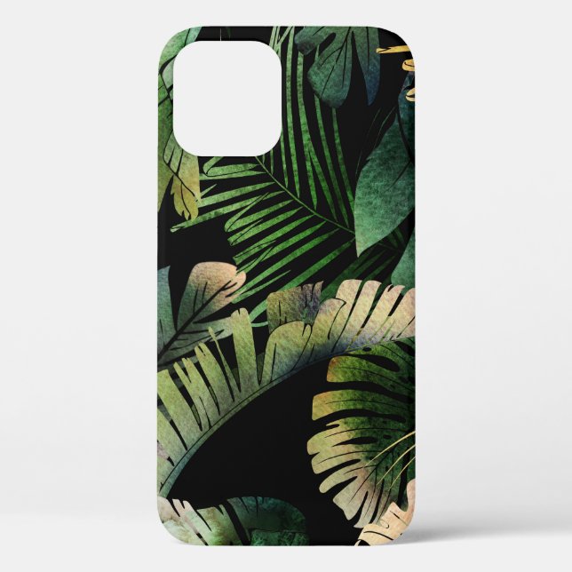 Tropical Leaves: Summer Floral Seamless Case-Mate iPhone Case (Back)