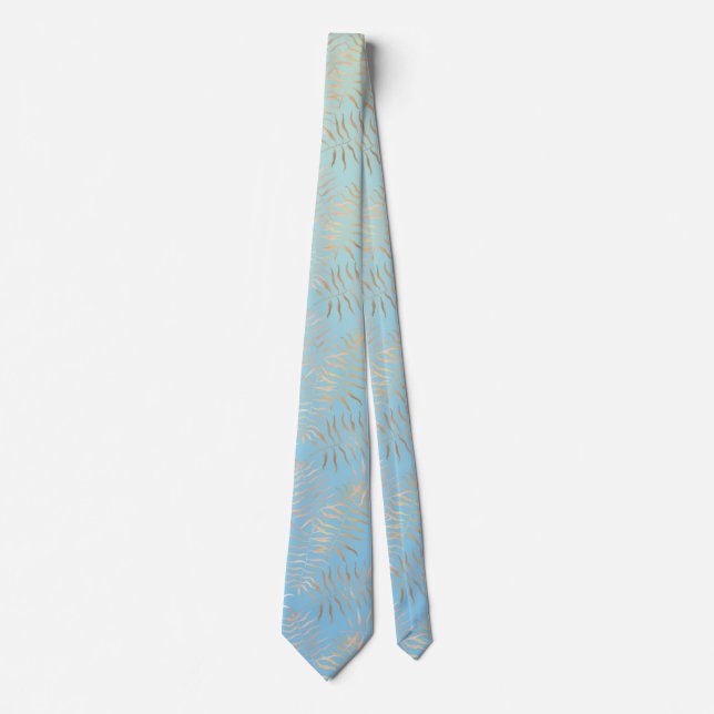 Tropical Leaves Tie (Front)