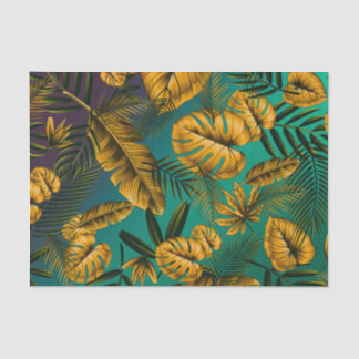 Tropical Leaves Tissue Paper