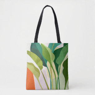 Tropical Leaves Tote Bag