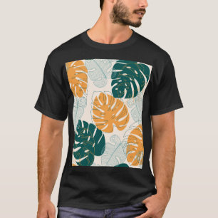 Tropical Leaves: Vintage Jungle Seal T-Shirt