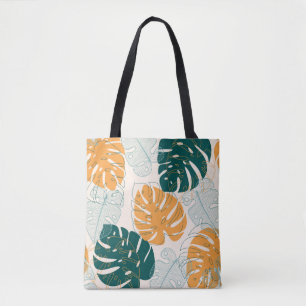 Tropical Leaves: Vintage Jungle Seal Tote Bag