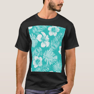 Tropical Leaves: Vintage Plant Pattern T-Shirt