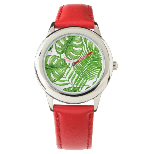 Tropical leaves watch (Front)