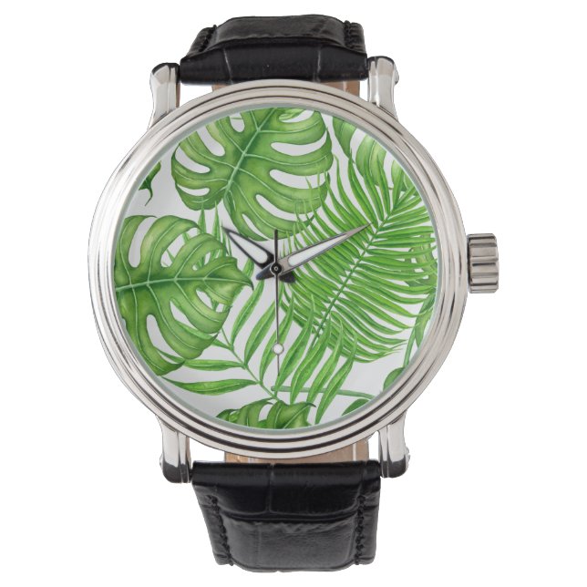 Tropical leaves watch (Front)