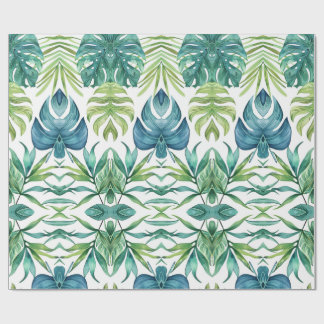 Tropical Leaves Wrapping Paper