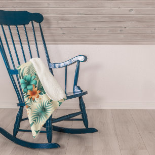 Tropical Light Sherpa Blanket