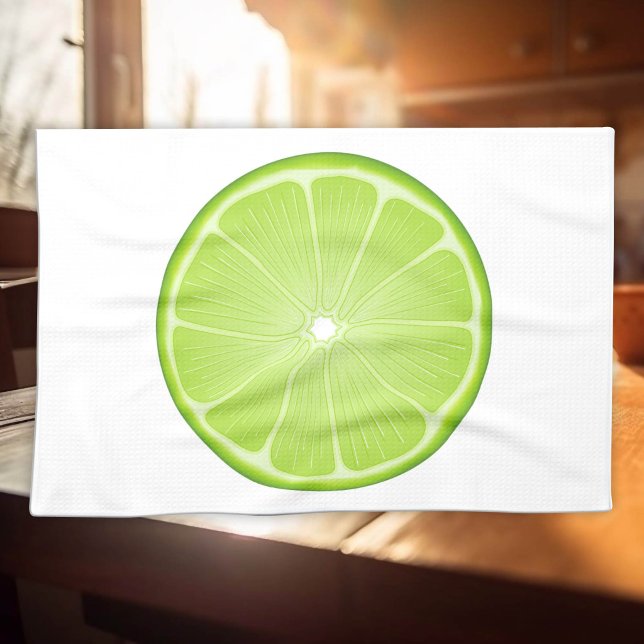 Tropical Lime Party Kitchen Towel (Tropical Lime Party Kitchen Towel. Spruce up your kitchen with our vibrant Lime Slice! )