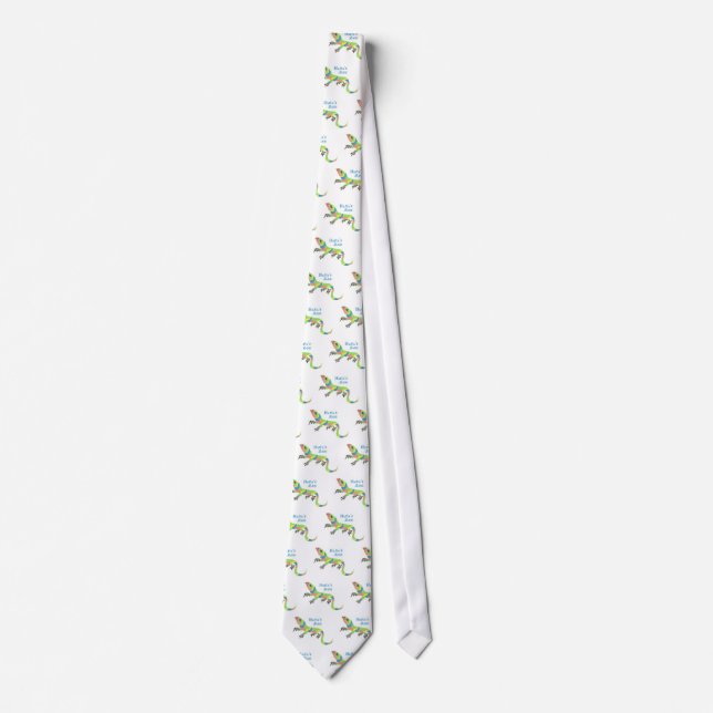 Tropical Lizard Tie (Front)