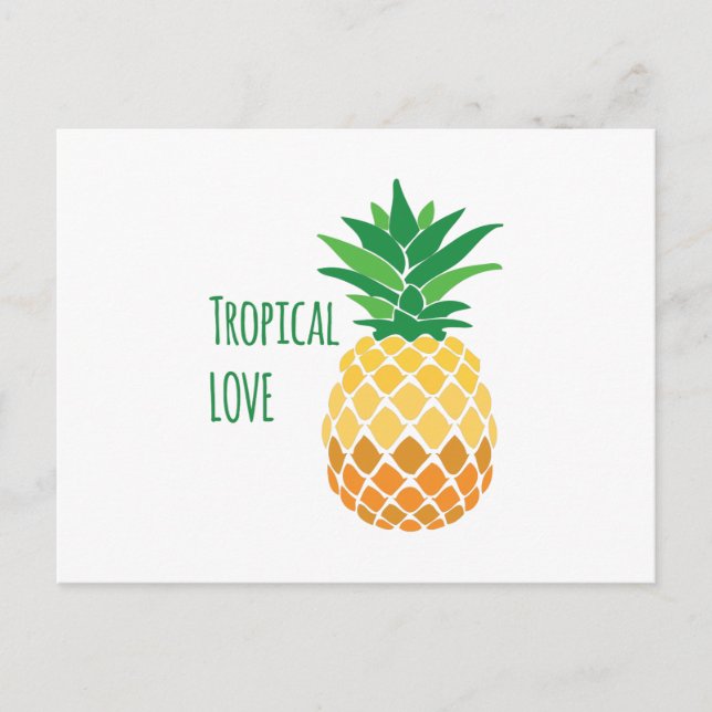 Tropical Love Postcard (Front)