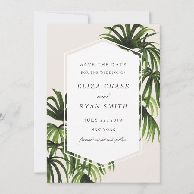 Tropical Love / Save the Date (Front)