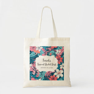 Tropical Luau Bridal Shower Favours Tote Bag