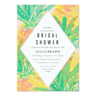 hawaiian bridal shower invitations