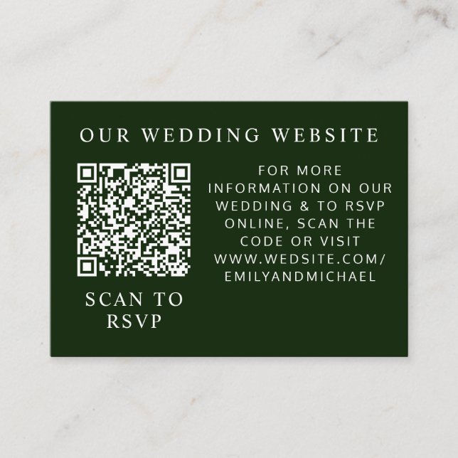 Tropical Magnolia White Green Red Enclosure Card (Front)