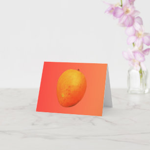 Tropical Mango Customizable Card