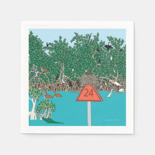 Tropical Mangrove Island Napkin