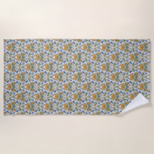 Tropical Marine Life Beach Towel