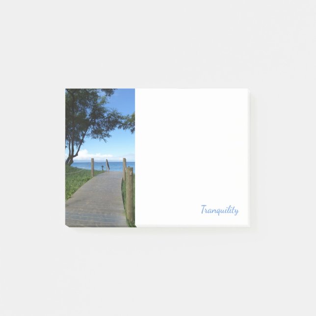 Tropical Maui Beachwalk Post-it Notes (Front)
