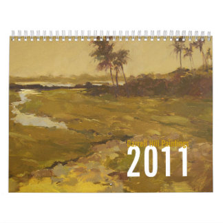 Tropical Melody, Darrell Hill Painting Calendar... Calendar