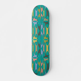 Tropical Mirage Pattern Skateboard