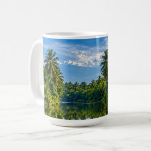 Tropical Mirror River Reflections Accent  Coffee Mug