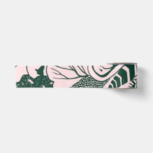 Tropical Modernism Floral Ribbon 03 Satin Ribbon