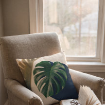 Tropical Modernism Monstera Leaf Shadow