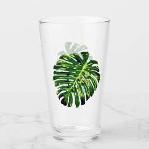 Tropical Monstera Leaf - Exotic Glass