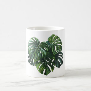 Tropical Monstera Leaf Foliage Mug