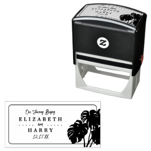 Tropical Monstera Self-inking Stamp