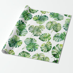 Tropical Monstera Wrapping Paper
