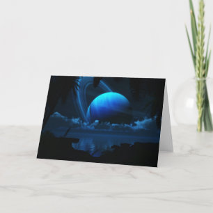 Tropical Moon Card