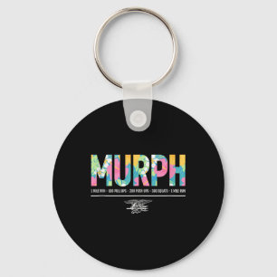 Tropical Murph Memorial Day Workout Wod Military G Keychain