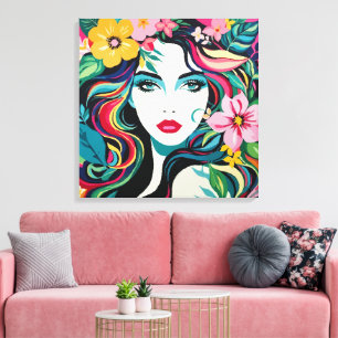Tropical Muse Canvas Print