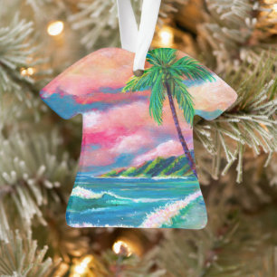 Tropical Na Pali Coast Ornament