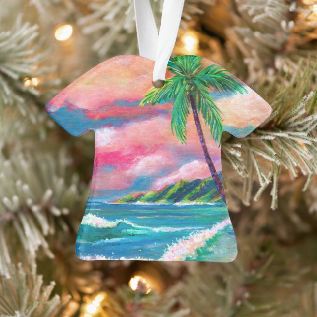 Tropical Na Pali Coast Ornament (Tree)