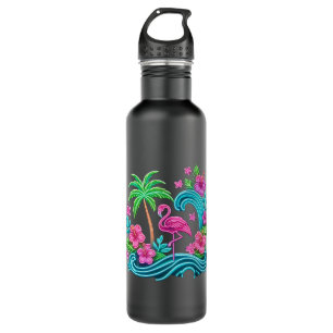 Tropical Neon Flamingo 710 Ml Water Bottle
