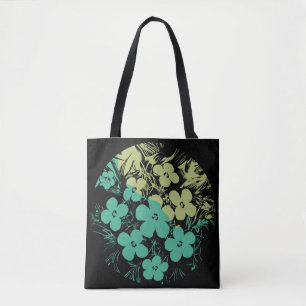 Tropical Night Bloom Tote Bag