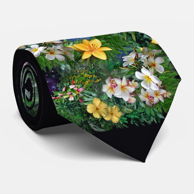 Tropical Nights Tie (Rolled)