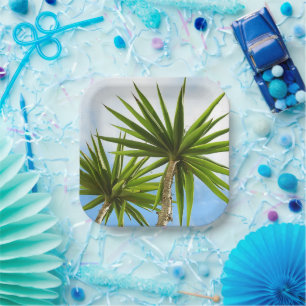 Tropical Oasis Paper Plate