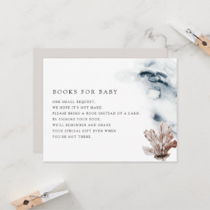 Tropical Ocean Beach Themed Books for Baby Card