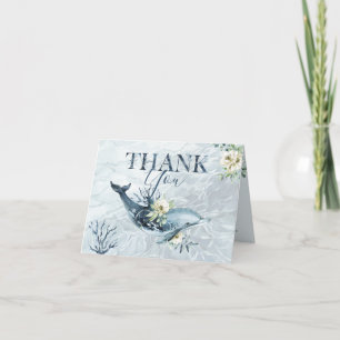 Tropical Ocean Sea life Thank You Note Cards