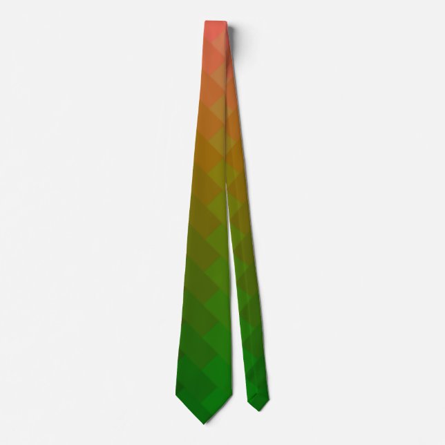 Tropical Ombre Rectangle (TOR) Tie (Front)