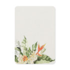 Tropical Orange Green Leafy Botanical Wedding