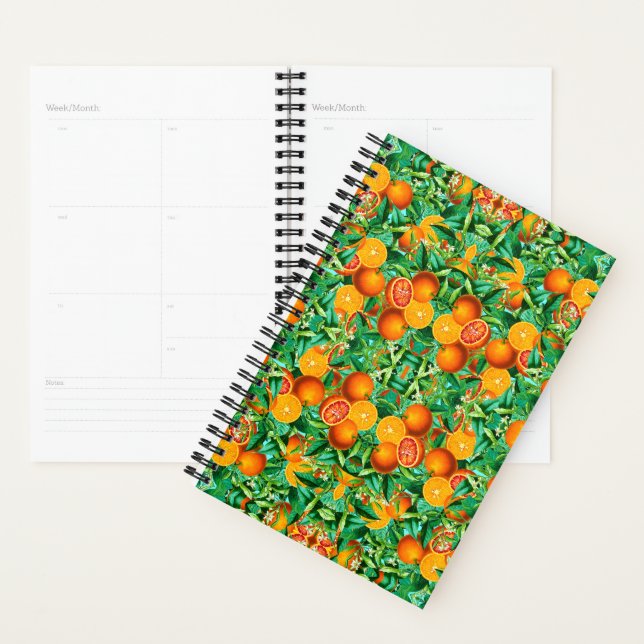 TROPICAL ORANGES MEN'S TIE PLANNER (Display)
