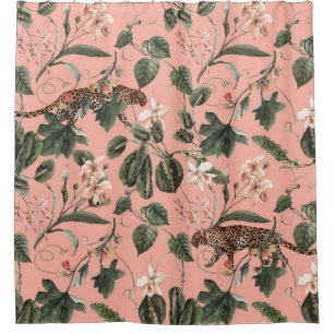 Tropical orchid, butterflies: exotic watercolor.