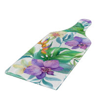 Tropical orchid pattern