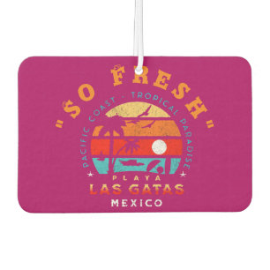 Tropical Pacific Paradise / Las Gatas Beach Mexico Air Freshener