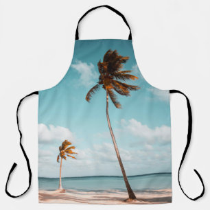 Tropical Palm Beach Apron 