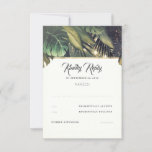 Tropical Palm Beach Wedding RSVP<br><div class="desc">Tropical beach wedding reply cards</div>